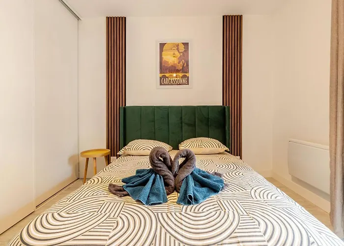 Apartment Le Cosy Bernard , Parking, Piscine, Netflix Carcassonne